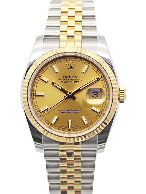 rolex date just old|36mm datejust two tone.